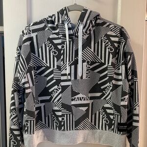 Women’s Calvin Klein Performance Gray short hoodie size M